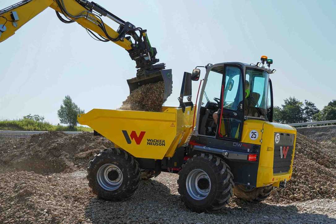 Wacker Neuson Baustellen-Dumper DW20, DW30, DW40, DW60 und DW90 und DV45 Multi View Wacker Neuson Baustellen-Dumper DW20, DW30, DW40, DW60 und DW90 und DV45 Multi View