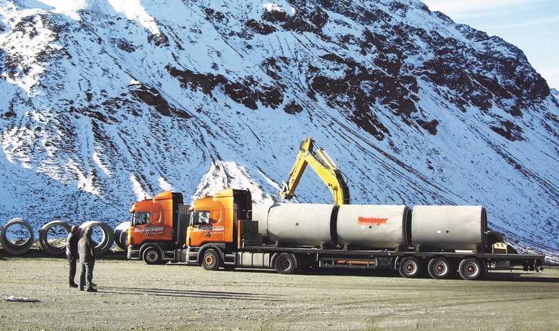 Anwendung findet der Hochleistungs-Beton auch in der Rohrfertigung und bei Rechteckprofilen. | Foto: Rinninger Anwendung findet der Hochleistungs-Beton auch in der Rohrfertigung und bei Rechteckprofilen. | Foto: Rinninger