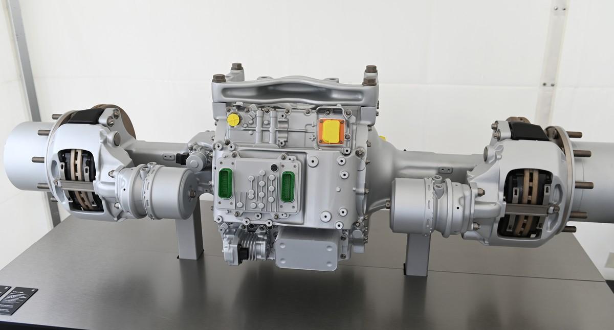 Die E-Achse AxTrax 2 dual kann als Trailer-Antrieb genutzt werden. | Foto: QUATEX Die E-Achse AxTrax 2 dual kann als Trailer-Antrieb genutzt werden. | Foto: QUATEX