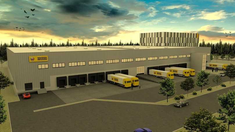 So soll das neue Logistikzentrum von Wacker Neuson aussehen. | Foto: Wacker Neuson So soll das neue Logistikzentrum von Wacker Neuson aussehen. | Foto: Wacker Neuson