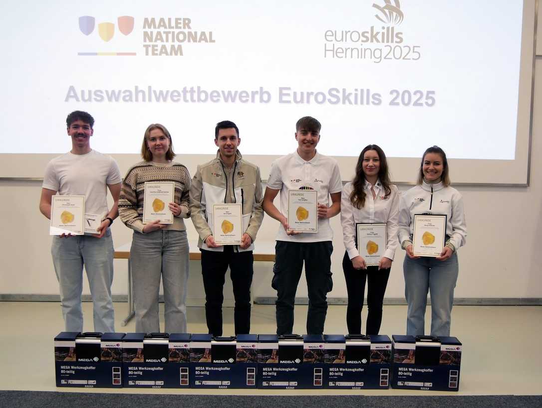 EuroSkills 2025: Malerin Anna Hüllner qualifiziert sich für Dänemark EuroSkills 2025: Malerin Anna Hüllner qualifiziert sich für Dänemark