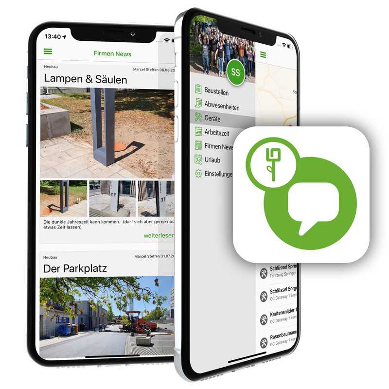 Apps sind die interaktive Verbindung zwischen Baustelle und Büro. Nur wenn sie fest in eine durchgehende Wertschöpfungskette eingebunden sind, ist die optimale Nutzung gegeben. | Foto: DATAflor AG Apps sind die interaktive Verbindung zwischen Baustelle und Büro. Nur wenn sie fest in eine durchgehende Wertschöpfungskette eingebunden sind, ist die optimale Nutzung gegeben. | Foto: DATAflor AG
