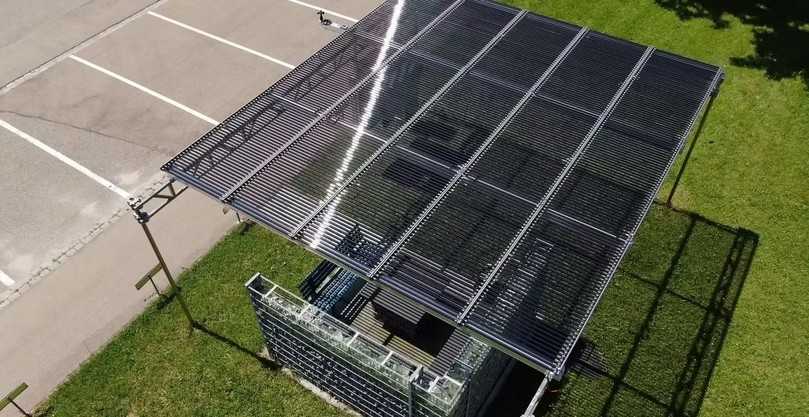 Die Photovoltaik-Röhren sind licht- und wasserdurchlässig, sodass darunter weiterer, qualitativ hochwertiger Lebensraum geschaffen werden kann. | Foto: MFuchs Die Photovoltaik-Röhren sind licht- und wasserdurchlässig, sodass darunter weiterer, qualitativ hochwertiger Lebensraum geschaffen werden kann. | Foto: MFuchs