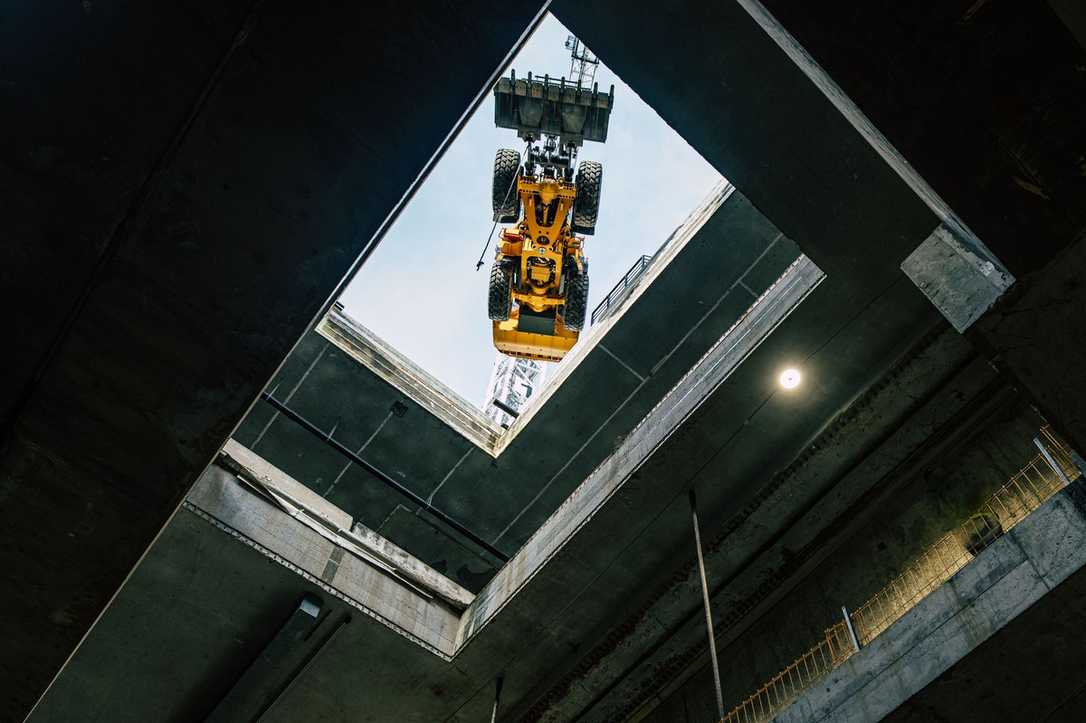 Volvo L 120 Electric Radlader hilft der Arge Marienhof in München Volvo L 120 Electric Radlader hilft der Arge Marienhof in München