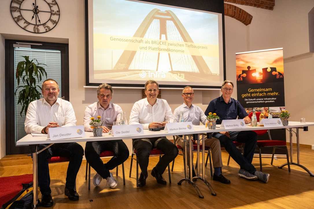 Inframeta: Neu gegründete Genossenschaft für digitale Transformafion im Tiefbau Inframeta: Neu gegründete Genossenschaft für digitale Transformafion im Tiefbau