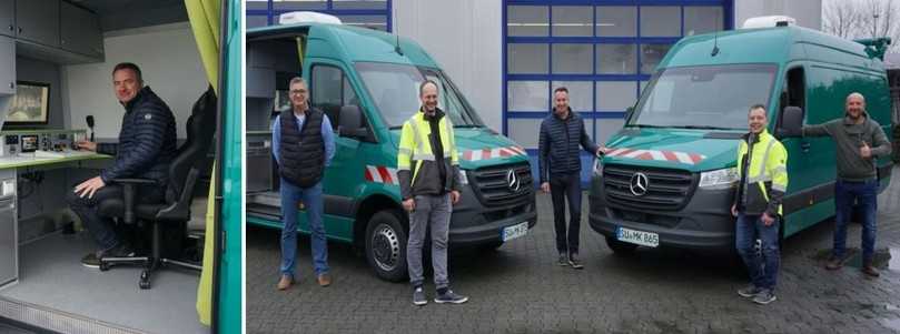 Ralph Kuchem (Mitte), geschäftsführender Gesellschafter der Kuchem GmbH, mit den Anlageführern Marcin Ligmanowski und Nico Hempel bei der Übergabe der neuen Anlagen durch Pipetronics-Vertriebsleiter Steffen Roll (ganz links) und Yilmaz Saglam, Leiter der Pipetronics-Niederlassung Rheda-Wiedenbrück (ganz rechts). | Foto: Pipetronics Ralph Kuchem (Mitte), geschäftsführender Gesellschafter der Kuchem GmbH, mit den Anlageführern Marcin Ligmanowski und Nico Hempel bei der Übergabe der neuen Anlagen durch Pipetronics-Vertriebsleiter Steffen Roll (ganz links) und Yilmaz Saglam, Leiter der Pipetronics-Niederlassung Rheda-Wiedenbrück (ganz rechts). | Foto: Pipetronics