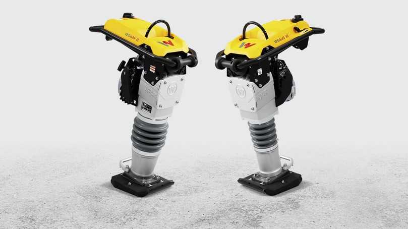 Die neue Generation der Zweitakt-Stampfer von Wacker Neuson: jetzt mit optimierter Kühlluftführung und effizientem Luftfilter. | Foto: Wacker Neuson Die neue Generation der Zweitakt-Stampfer von Wacker Neuson: jetzt mit optimierter Kühlluftführung und effizientem Luftfilter. | Foto: Wacker Neuson
