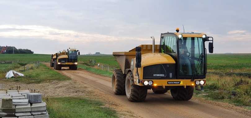 Das Land auf dem der HYDREMA 707G Dumper Zuhause ist Das Land auf dem der HYDREMA 707G Dumper Zuhause ist