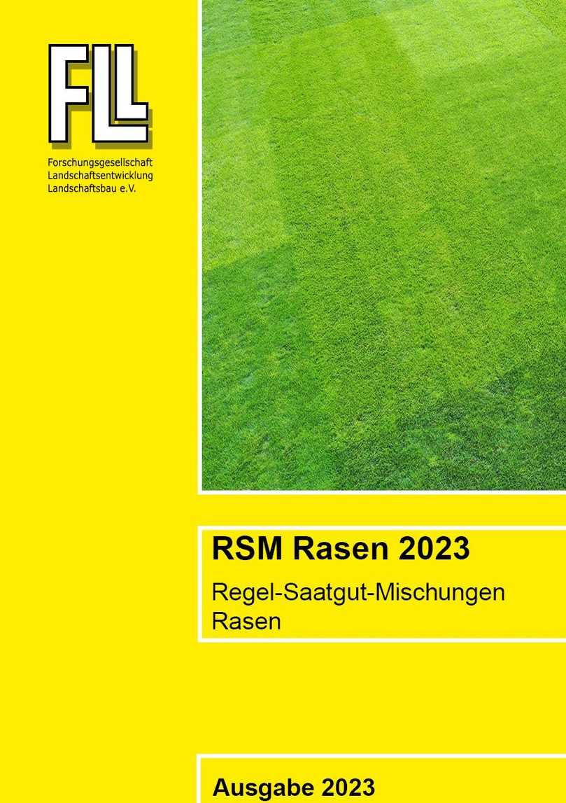 Die diesjährige Ausgabe der Regel-Saatgut-Mischungen Rasen (RSM) der FLL ist Anfang Februar erschienen. | Foto: FLL Die diesjährige Ausgabe der Regel-Saatgut-Mischungen Rasen (RSM) der FLL ist Anfang Februar erschienen. | Foto: FLL