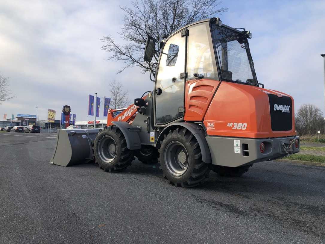 Atlas Weyhausen Radlader Weycor AR380 AR400 AR480 AR580 auf der Messe bauma in München Atlas Weyhausen Radlader Weycor AR380 AR400 AR480 AR580 auf der Messe bauma in München