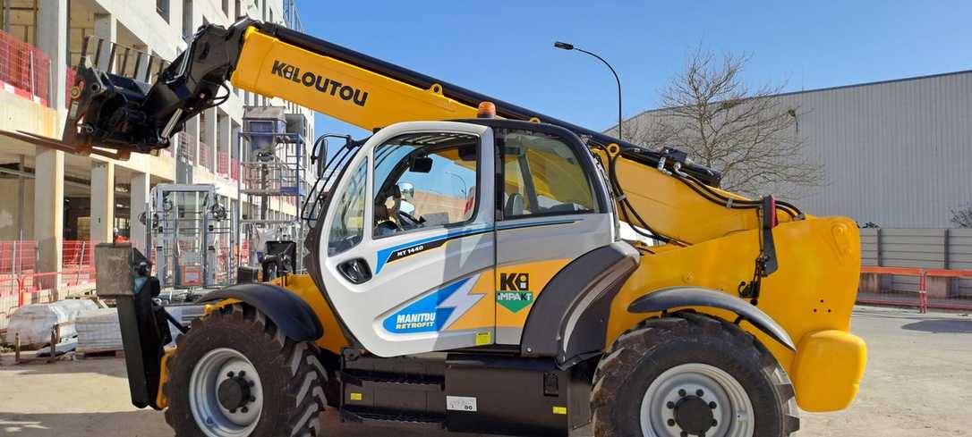 Manitou und Kiloutou testen Retrofit-Elektro-Teleskoplader bei Bouygues Materiel Manitou und Kiloutou testen Retrofit-Elektro-Teleskoplader bei Bouygues Materiel
