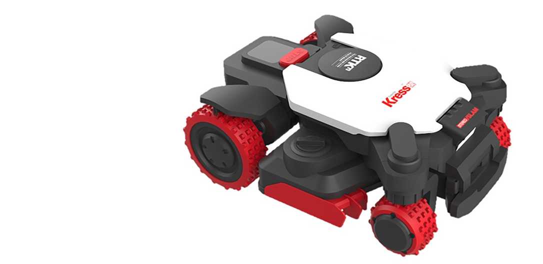 Kress Mähroboter RTK 4WD KR283E für Profis und Heimwerker Kress Mähroboter RTK 4WD KR283E für Profis und Heimwerker