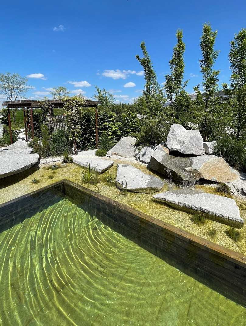„Ein Blick ins Paradies Weiß-Blau“ heißt der Themengarten von Kiermeier Gärten zum Wohlfühlen auf der Landesgartenschau Ingolstadt. | Foto: Landesgartenschau Ingolstadt „Ein Blick ins Paradies Weiß-Blau“ heißt der Themengarten von Kiermeier Gärten zum Wohlfühlen auf der Landesgartenschau Ingolstadt. | Foto: Landesgartenschau Ingolstadt