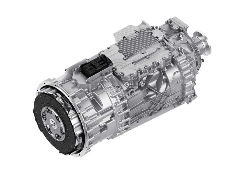 Weltltneuheit von ZF: Das Traxon 2 Hybrid-Getriebe für schwere Lkw forciert Elektromobilität und Dekarbonisierung. | Foto: ZF Weltltneuheit von ZF: Das Traxon 2 Hybrid-Getriebe für schwere Lkw forciert Elektromobilität und Dekarbonisierung. | Foto: ZF