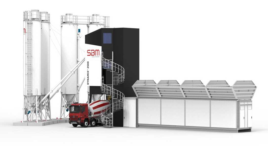 bauma 2022: SBM präsentiert neue Betonmischanlage „Dynamix 2500“ bauma 2022: SBM präsentiert neue Betonmischanlage „Dynamix 2500“