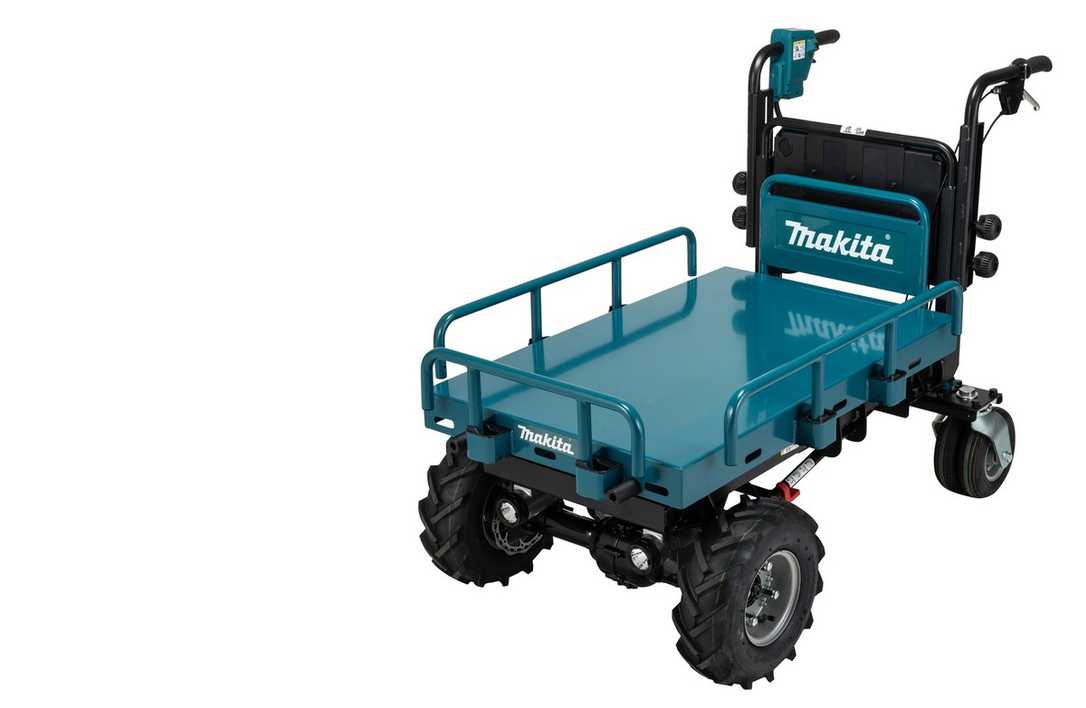 Zwei neue Akku-Schubkarren von Makita für Profis und Heimwerker Zwei neue Akku-Schubkarren von Makita für Profis und Heimwerker