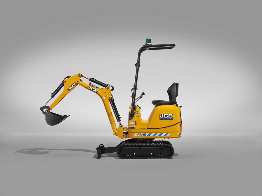 JCB Elektro-Mikrobagger 8008E CTS Markteinführung JCB Elektro-Mikrobagger 8008E CTS Markteinführung