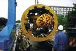 Einbau der Teilschnittmaschine Einbau der Teilschnittmaschine