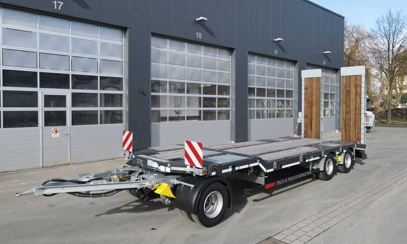 Drehschemel-Tiefladeranhänger aus der Vermietflotte von Weka Rental | Foto: Weka Rental GmbH Drehschemel-Tiefladeranhänger aus der Vermietflotte von Weka Rental | Foto: Weka Rental GmbH