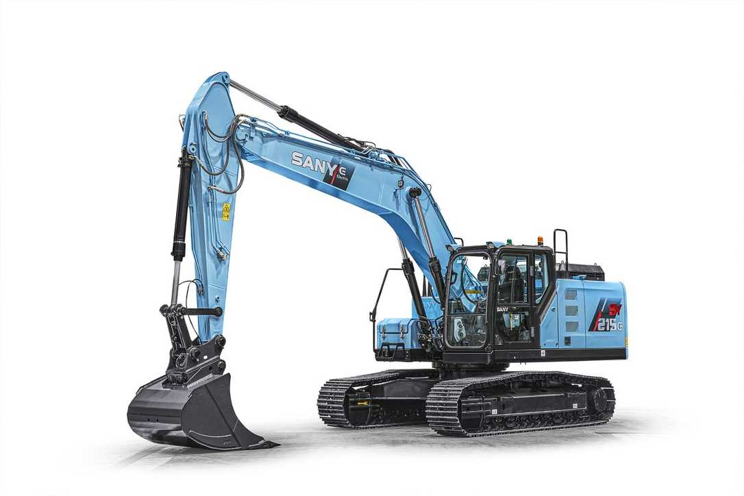 Sany stellt bei der bauma 2025 Bagger & Radlader mit Elektroantrieb vor