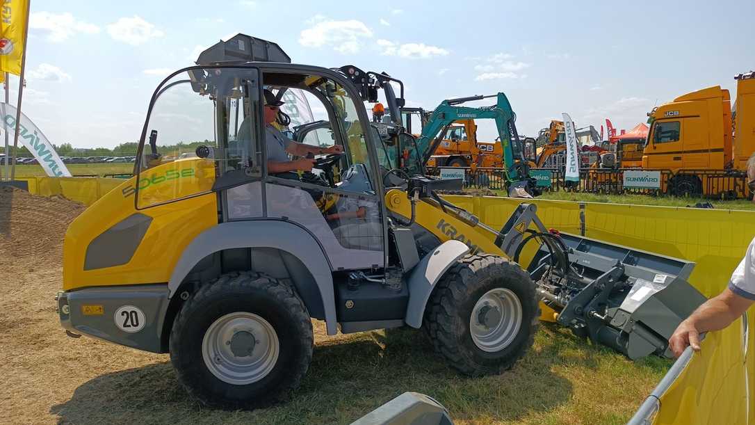 Was der neue E-Radlader 5065e von Kramer kann Was der neue E-Radlader 5065e von Kramer kann