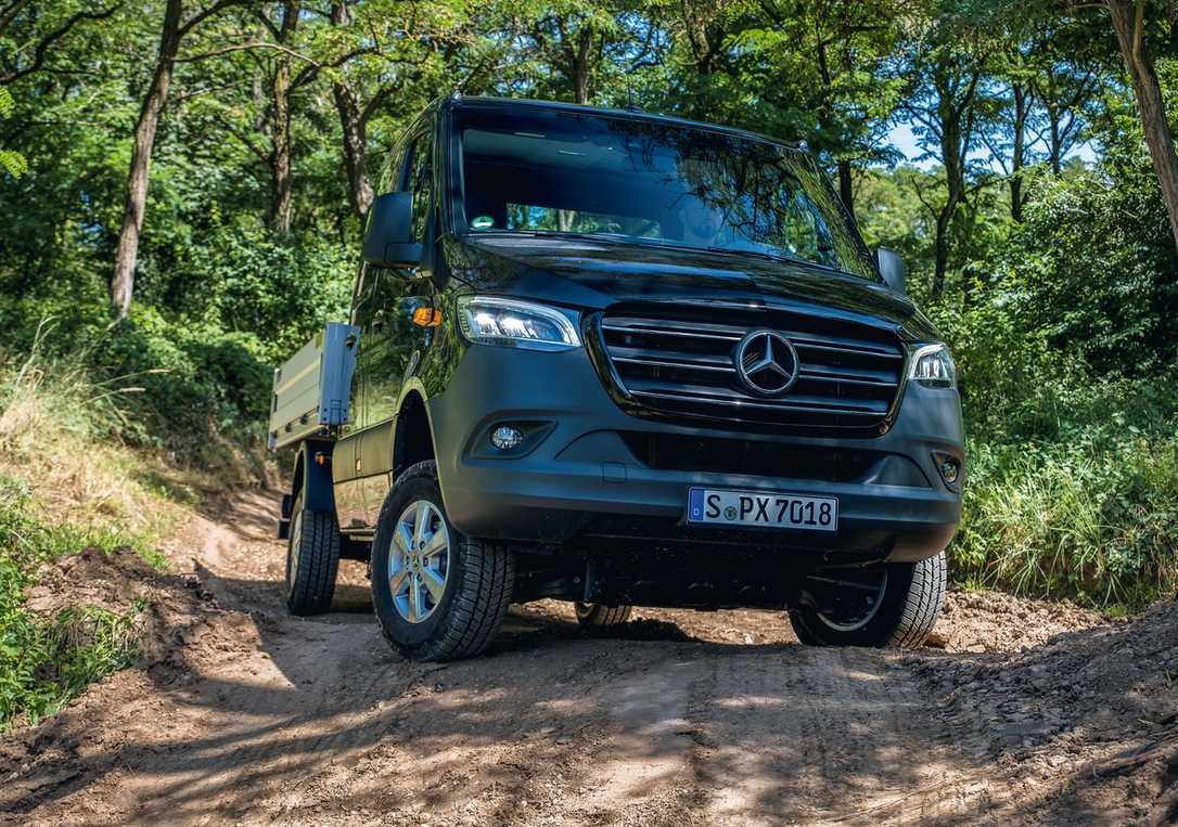 Mercedes 4x4 Sprinter im Transporter-Test Mercedes 4x4 Sprinter im Transporter-Test